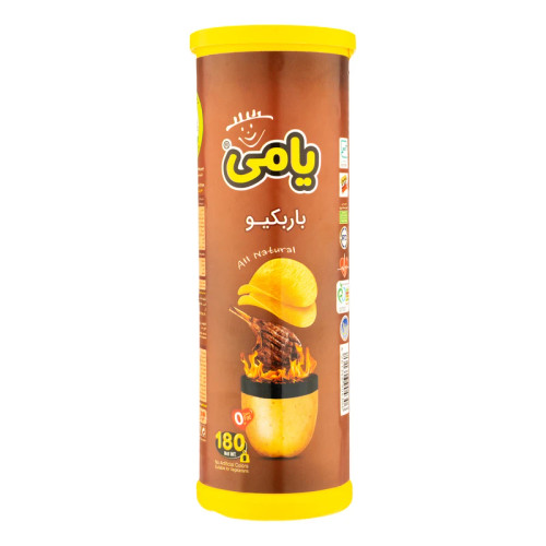 محصول نمونه تستی چیپس باربیکیو یامی - 180 گرم